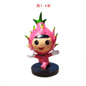 卡通火龍果人物 玻璃鋼