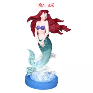 美人魚 卡通玻璃鋼
