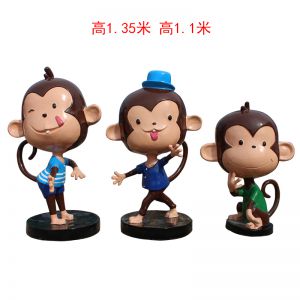 卡通玻璃鋼猴子