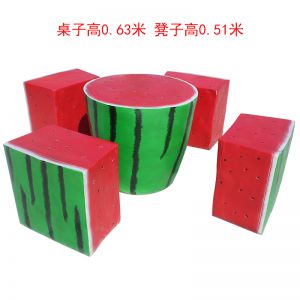 西瓜座椅玻璃鋼