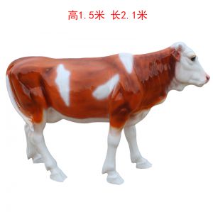 仿真黃牛 玻璃鋼