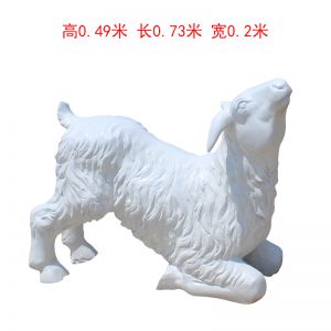 玻璃鋼跪羊小綿羊