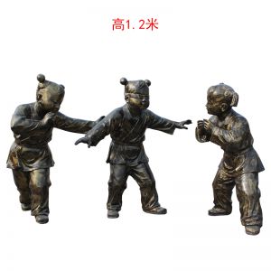 捉迷藏人物 玻璃鋼童趣