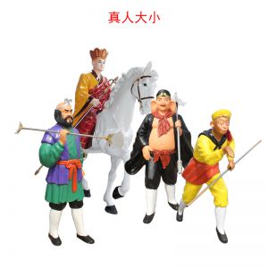 玻璃鋼噴漆西游記人物 唐僧 豬八戒 孫悟空 沙僧