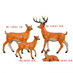 玻璃鋼仿真梅花鹿