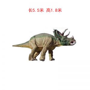 三角龍玻璃鋼仿真恐龍