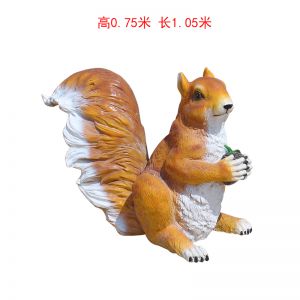 仿真松鼠玻璃鋼