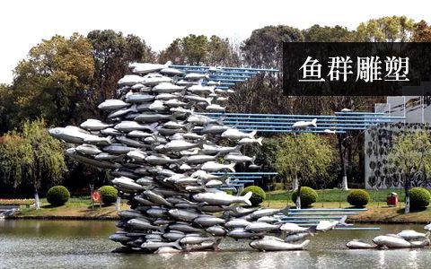 魚群雕塑 魚群雕塑